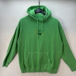 URBAN OUTFITTERS Women's XL Oversize Green Hoodie FRESH PRODUCE